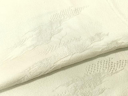 平和屋着物●上質な色無地　浜松地紋　青磁鼠色　正絹　逸品　未使用　CABG7773vp