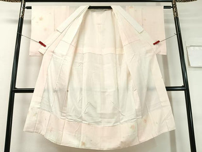 平和屋着物●長襦袢　無双仕立て　舞桜　暈し染め　正絹　逸品　CABG7774vp