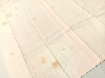 平和屋着物●長襦袢　無双仕立て　舞桜　暈し染め　正絹　逸品　CABG7774vp