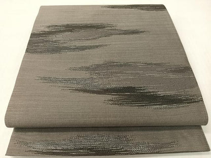 平和屋着物▽スリーシーズン　春夏秋　六通柄袋帯　霞文　正絹　逸品　未使用　CABG7782vp