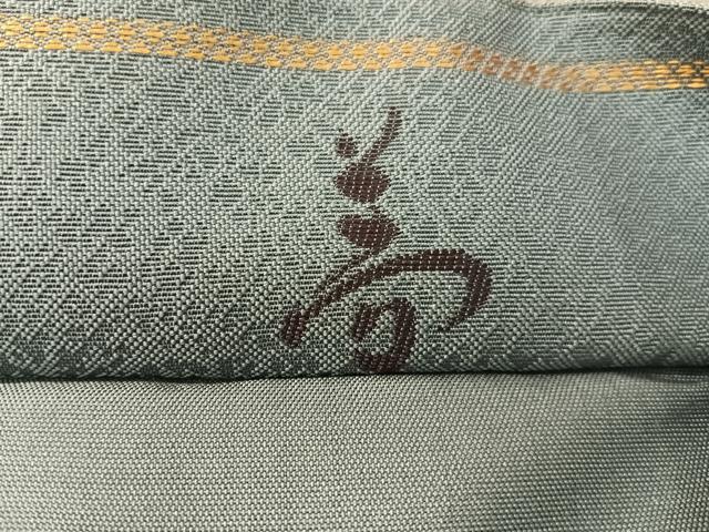 平和屋着物●六通柄袋帯　まわた紬帯　夢　東海道五十三次　正絹　逸品　CABG7808vp