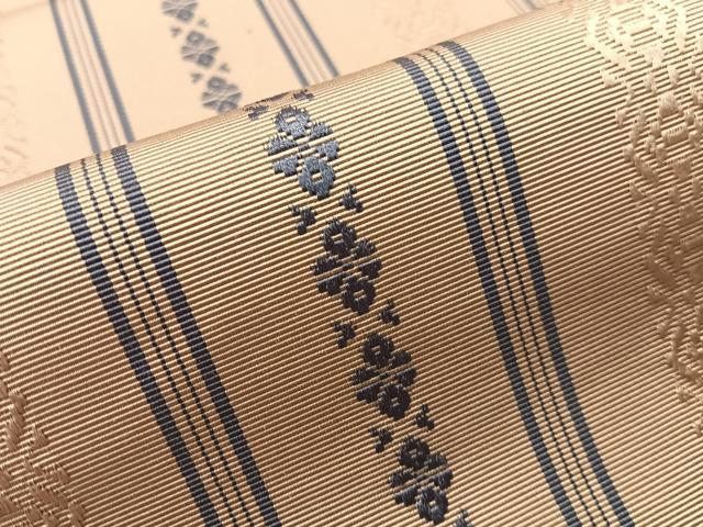 平和屋着物●本場筑前博多織　八寸名古屋帯　献上　正絹　逸品　CABG7822vp