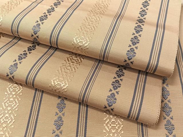 平和屋着物●本場筑前博多織　八寸名古屋帯　献上　正絹　逸品　CABG7822vp