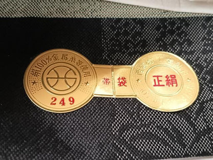 平和屋着物●西陣　両面　六通柄袋帯　和奈織　創作：正廣　草木染　葡萄蔦の葉文　金糸　証紙付き　正絹　逸品　未使用　CABG7836vp