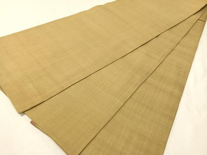 平和屋着物●中国三大刺繍　スワトウ相良刺繍　総刺繍　太鼓柄袋帯　紬地　横段花文　正絹　逸品　CABG7837vp