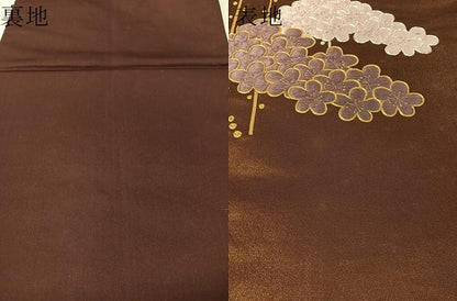 平和屋着物●西陣　川島織物　総刺繍　太鼓柄袋帯　駒刺繍　槍梅　金糸　正絹　逸品　CABG7856vp