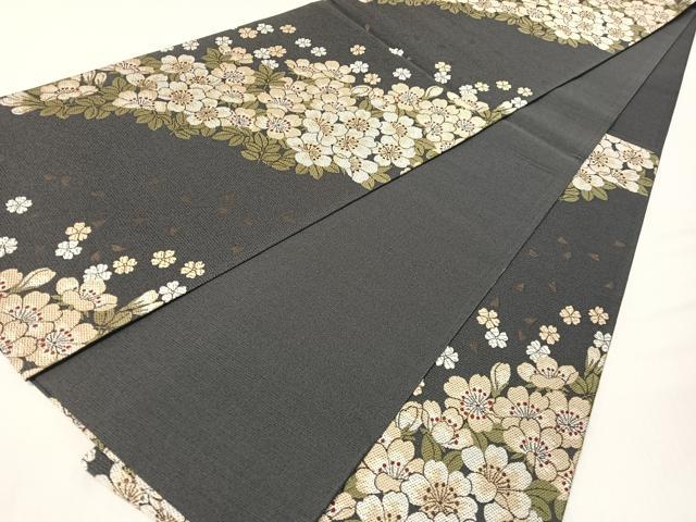 平和屋着物○六通柄袋帯 舞桜 金糸 正絹 逸品 CABG7868vp