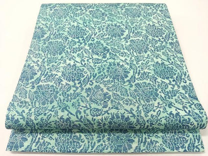平和屋着物●BANKANわものや　両面　全通柄袋帯　洋花文　SALAMU　たとう紙付き　正絹　逸品　未使用　CABG7871vp