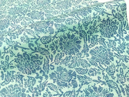 平和屋着物●BANKANわものや　両面　全通柄袋帯　洋花文　SALAMU　たとう紙付き　正絹　逸品　未使用　CABG7871vp