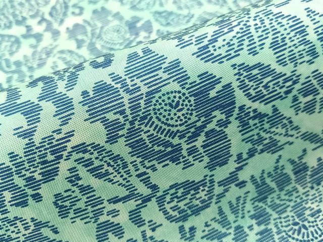平和屋着物●BANKANわものや　両面　全通柄袋帯　洋花文　SALAMU　たとう紙付き　正絹　逸品　未使用　CABG7871vp