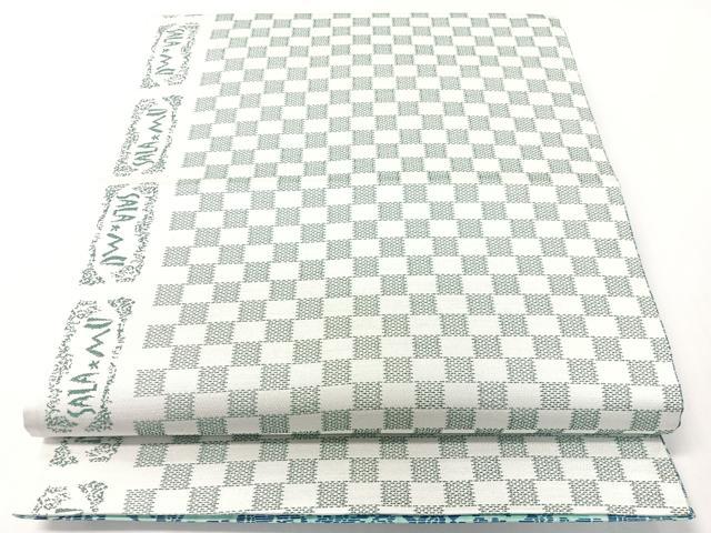 平和屋着物●BANKANわものや　両面　全通柄袋帯　洋花文　SALAMU　たとう紙付き　正絹　逸品　未使用　CABG7871vp