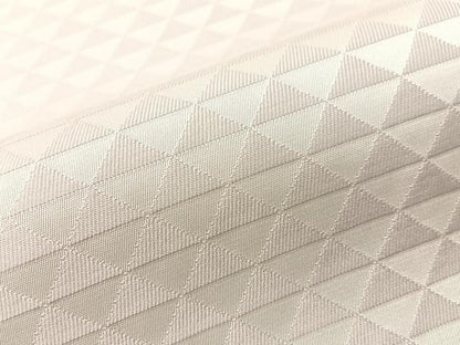 平和屋着物●両面　全通柄袋帯　櫛織　市松よろけ縞　金銀糸　正絹　逸品　未使用　CABG7892vp