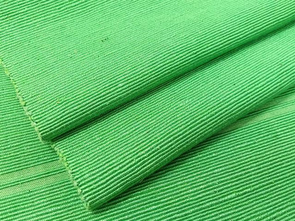 平和屋着物●八寸名古屋帯　信州紬　翡翠色　正絹　逸品　CABG7917vp