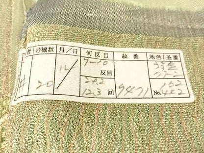 平和屋着物●六通柄袋帯　正倉院花蝶文　金銀糸　正絹　逸品　未使用　CABG7941vp