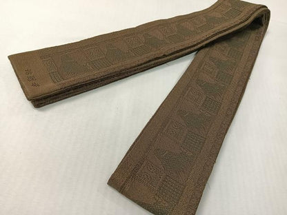 平和屋着物●男性　両面　角帯　華麗錦　正絹　逸品　CABG7959vp