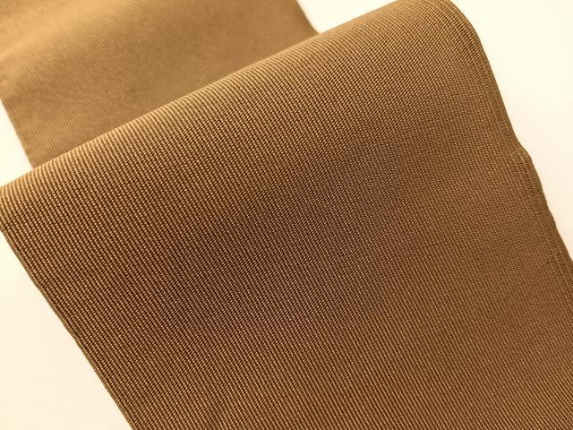 平和屋着物●男性　爪掻き本綴れ　角帯　芝翫茶色　正絹　逸品　CABG7964vp 平和屋着物○男性 爪掻き本綴れ 角帯 芝翫茶色 正絹 逸品 CABG7964vp
