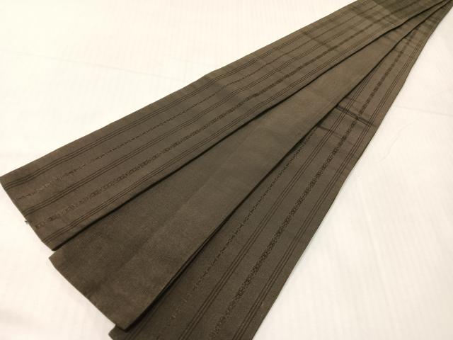 平和屋着物○男性 本場筑前博多織 角帯 吉祥間道 正絹 逸品 CABG7991vp