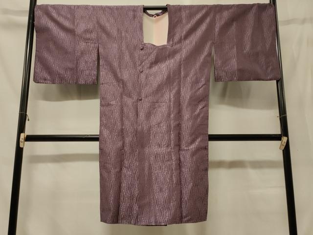 平和屋着物＃道行コート　唐織　立涌吉祥文　ロング丈　正絹　逸品　CABG8003in