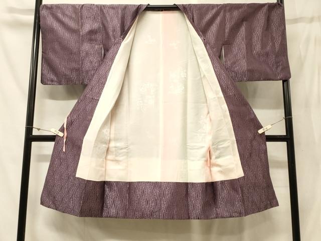 平和屋着物＃道行コート　唐織　立涌吉祥文　ロング丈　正絹　逸品　CABG8003in