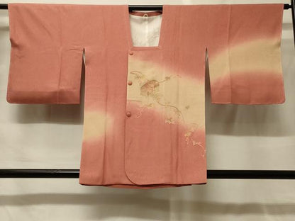 平和屋着物＃中国三大刺繍　スワトウ刺繍　道行コート　文箱葡萄蔦の葉文　暈し染め　正絹　逸品　未使用　CABG8012in