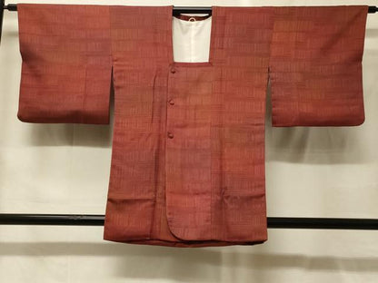 平和屋着物＃道行コート　霞文　暈し染め　正絹　逸品　CABG8016in