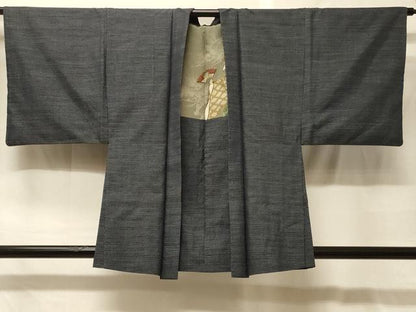 平和屋着物＃男性　本場大島紬　羽織　80亀甲　総詰め　正絹　逸品　CABG8030in