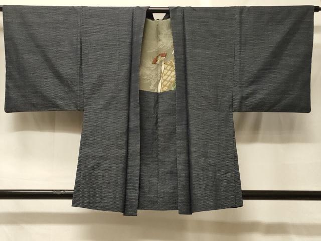 平和屋着物＃男性　本場大島紬　羽織　80亀甲　総詰め　正絹　逸品　CABG8030in