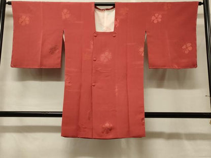 平和屋着物＃道行コート　舞花文　ロング丈　正絹　逸品　未使用　CABG8031in