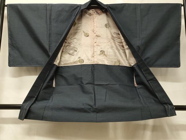 平和屋着物＃男性　本場大島紬　長羽織　80亀甲　総詰め　正絹　逸品　未使用　CABG8037in