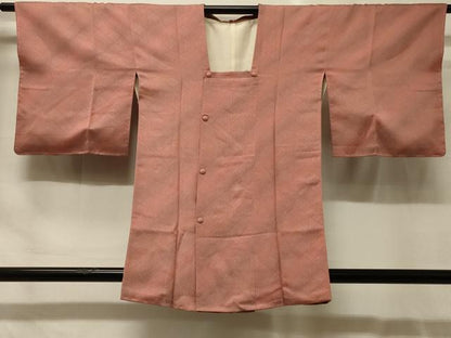 平和屋着物＃道行コート　斜縞　暈し染め　正絹　逸品　未使用　CABG8046in