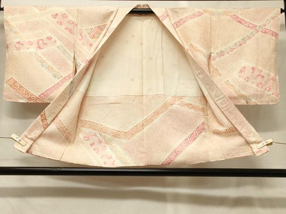 平和屋着物＃羽織　総絞り　幾何学文様　正絹　逸品　未使用　CABG8058in