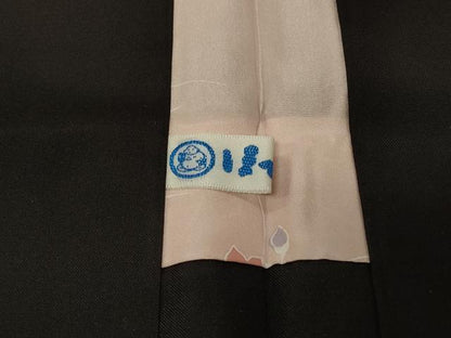 平和屋着物＃本場大島紬　羽織　正倉院花蝶間道　ほていや扱い　正絹　逸品　CABG8063in