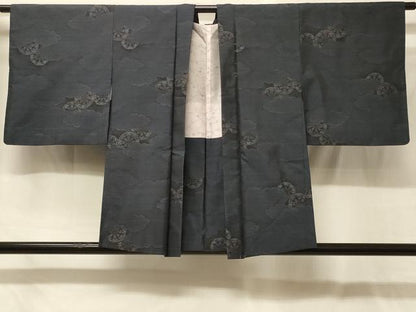 平和屋着物＃本場大島紬　羽織　雲取り源氏車文　正絹　逸品　未使用　CABG8064in