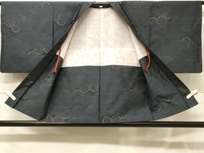 平和屋着物＃本場大島紬　羽織　雲取り源氏車文　正絹　逸品　未使用　CABG8064in