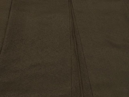 平和屋着物＃男性　紬　長羽織　羽裏：富士山・龍　黒地　正絹　逸品　CABG8076in