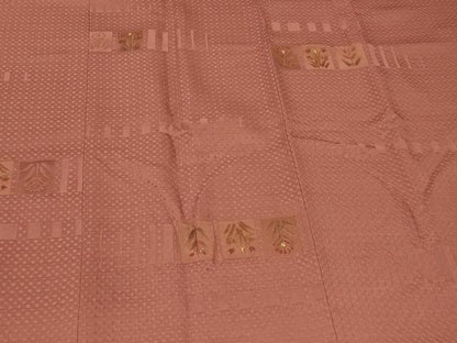 平和屋着物＃道行コート　草花文　金彩　正絹　逸品　CABG8078in