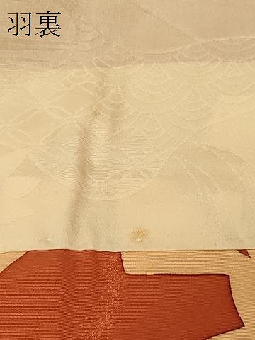 平和屋着物＃羽織　枝花文　正絹　逸品　未使用　CABG8085in