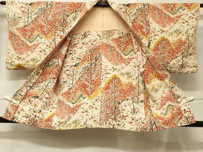 平和屋着物＃羽織　樹林文　金彩　正絹　逸品　CABG8099in