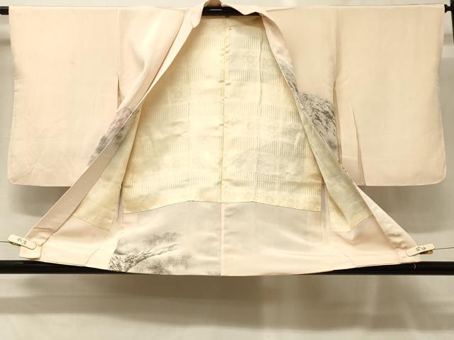 平和屋着物＃羽織　寿光織　遠山文　金銀糸　正絹　逸品　未使用　CABG8110in