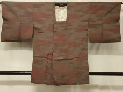 平和屋着物＃道行コート　エ霞文　正絹　逸品　CABG8121in