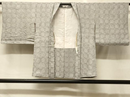 平和屋着物＃羽織　総絞り　格子　正絹　逸品　未使用　CABG8139in