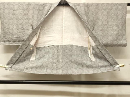 平和屋着物＃羽織　総絞り　格子　正絹　逸品　未使用　CABG8139in