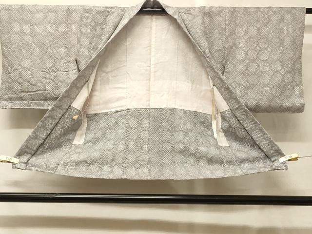 平和屋着物＃羽織　総絞り　格子　正絹　逸品　未使用　CABG8139in