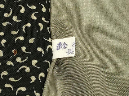 平和屋着物＃道行コート　勾玉　鈴乃屋扱い　ロング丈　正絹　逸品　CABG8144in
