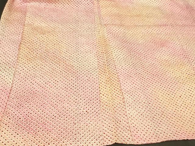 平和屋着物＃羽織　総絞り　霞文　暈し染め　正絹　逸品　CABG8157in