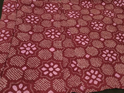 平和屋着物＃羽織　総絞り　舞花文　正絹　逸品　CABG8158in