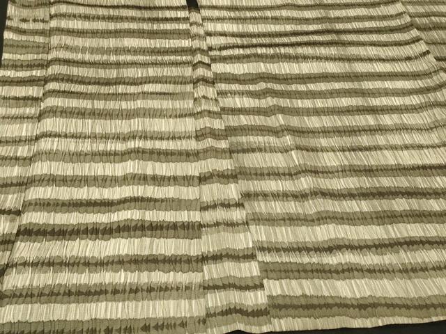 平和屋着物＃羽織　横段文　正絹　逸品　未使用　CABG8161in