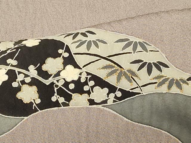 平和屋着物＃羽織　道長草花文　金彩　正絹　逸品　未使用　CABG8162in