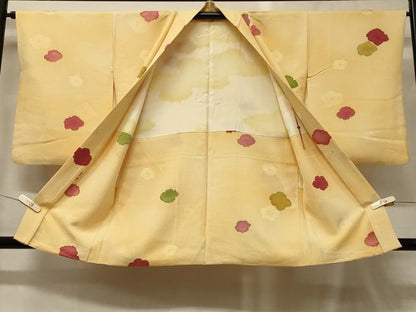 平和屋着物＃羽織　地紋起こし　舞花文　暈し染め　正絹　逸品　CABG8167in