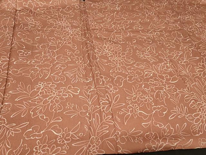 平和屋着物＃羽織　草花文　正絹　逸品　CABG8168in